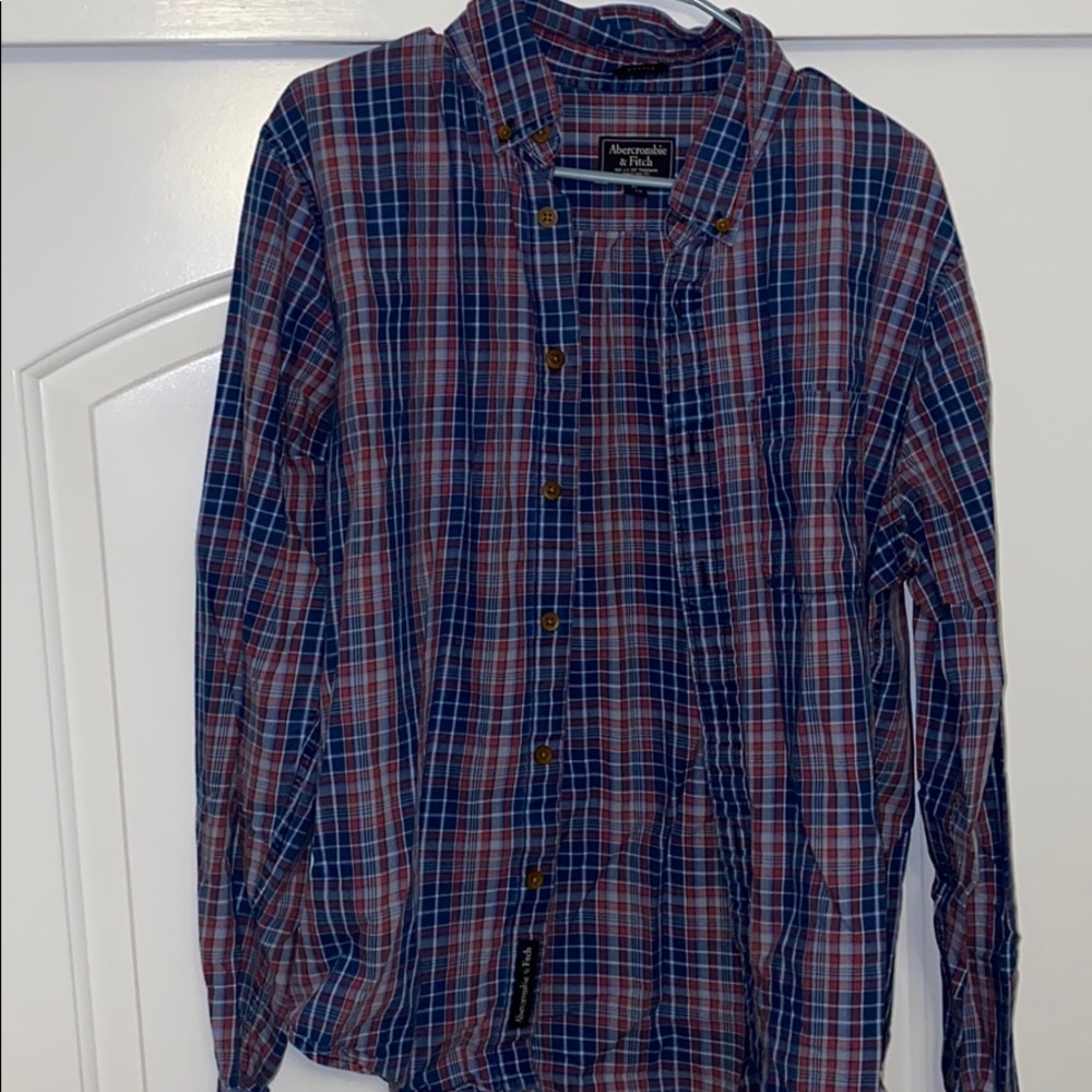 A&F Long Sleeve Button Up